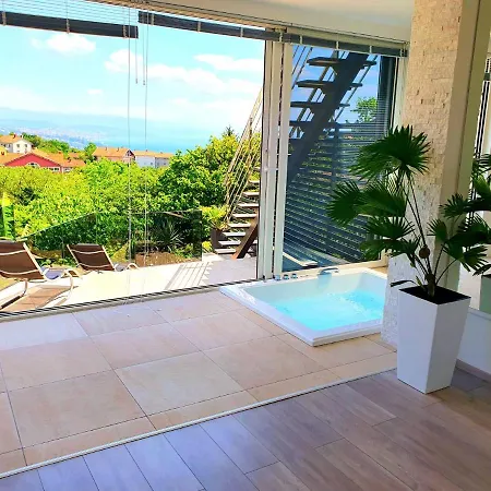 Penthouse Jacuzzi & Pool Apartmants Opatija Exterior photo